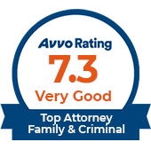 Avvo Rating 7.3 Very Good Top Attorney Family & Criminal